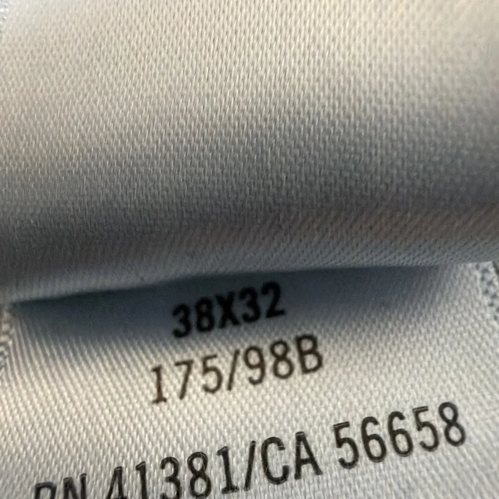 Polo Ralph Lauren Jeans 38x32 Blue 867‎ Classic Fit Straight Light Wash Denim